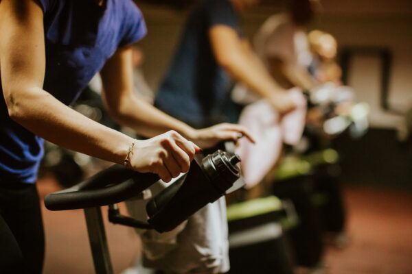 Cycling class. Fat Burning Workout