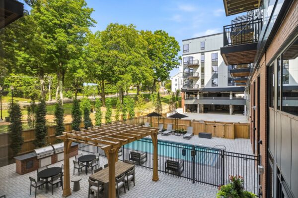 Aerial View Patio Deck